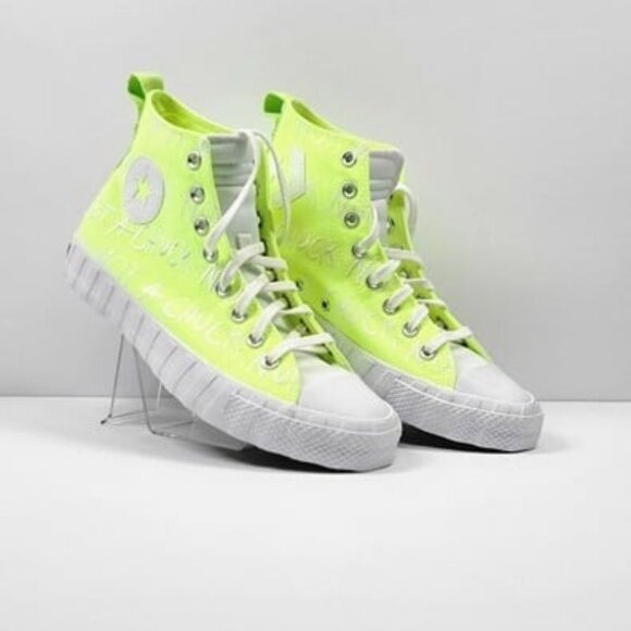 CONVERSE UNT1TL3D High Top neon sneakers Sz 9 NEW - Picture 1 of 8